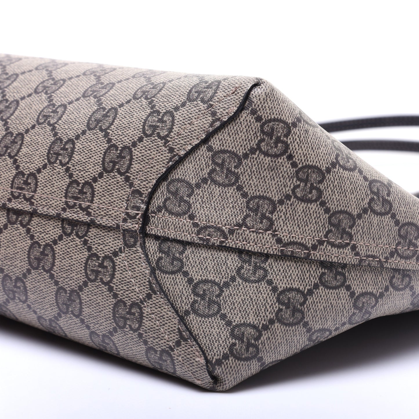 Calfskin GG Supreme Monogram Medium Reversible Tote Black