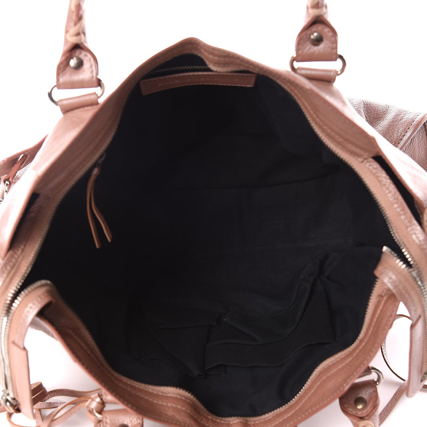 Pearlescent Goatskin Classic Palladium Hardware City Rose Rose Light