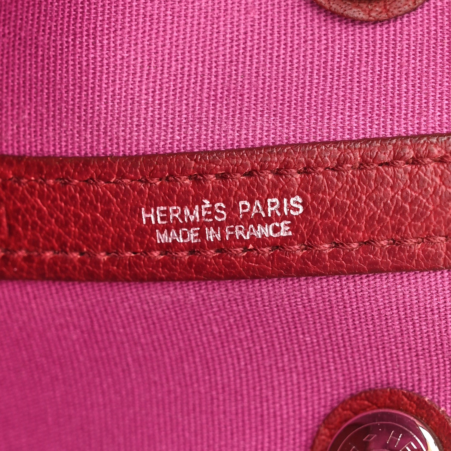 Hermes Toile Buffle Garden Party 30 TPM Rouge Imperial 6 of 10