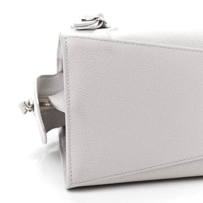 Balenciaga Grained Calfskin Neo Classic Silver Hardware S City Chalky White 7 of 9