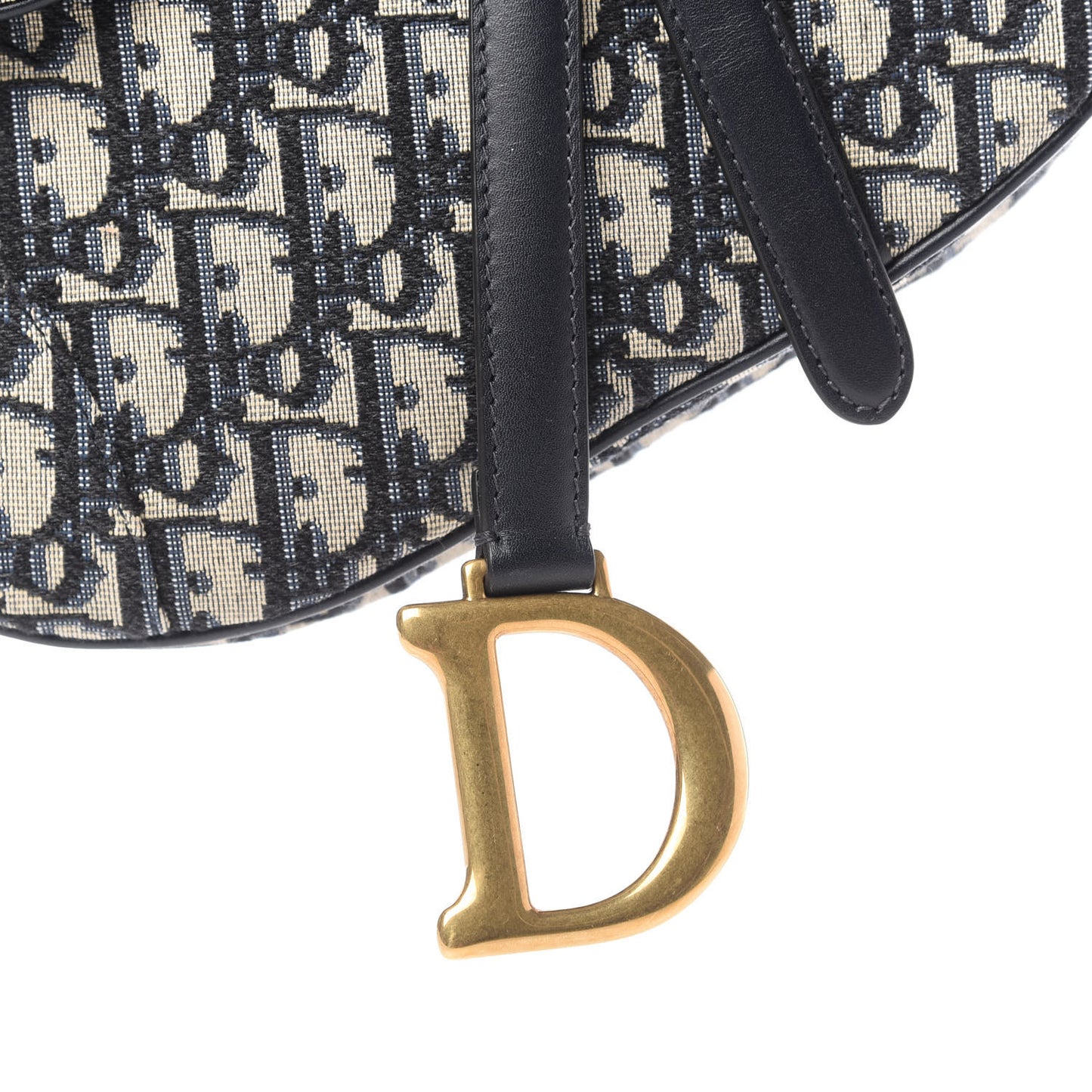 Oblique Saddle Bag Blue