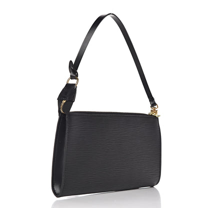 Louis Vuitton Epi Pochette Accessories 21 Black 3 of 10