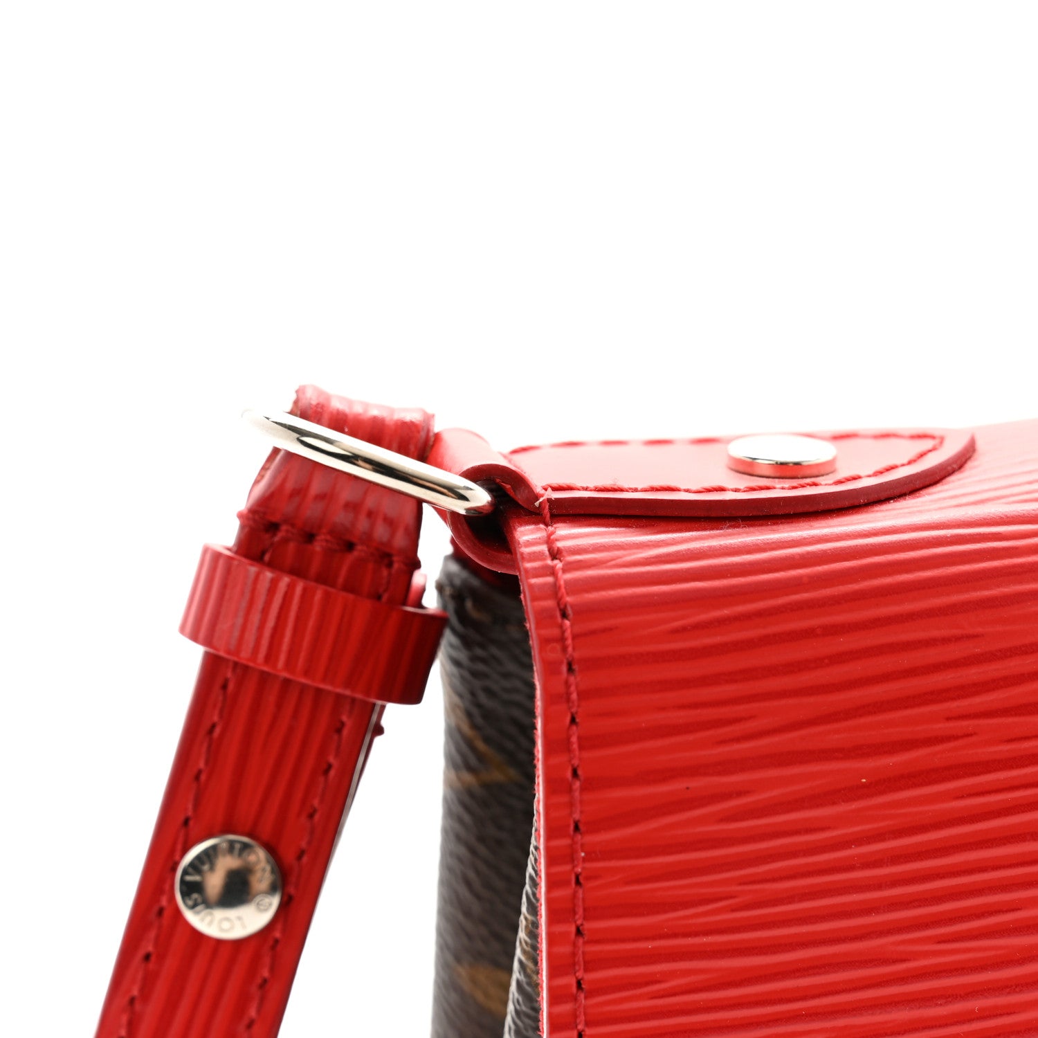 Louis Vuitton Monogram Epi Saint Michel Coquelicot 12 of 13