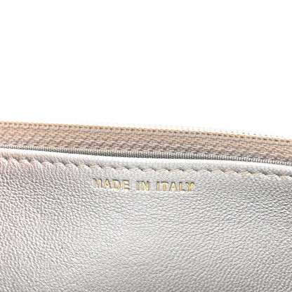 Chanel Metallic Goatskin Quilted Chanel 19 Wallet On Chain WOC Silver 7 of 14