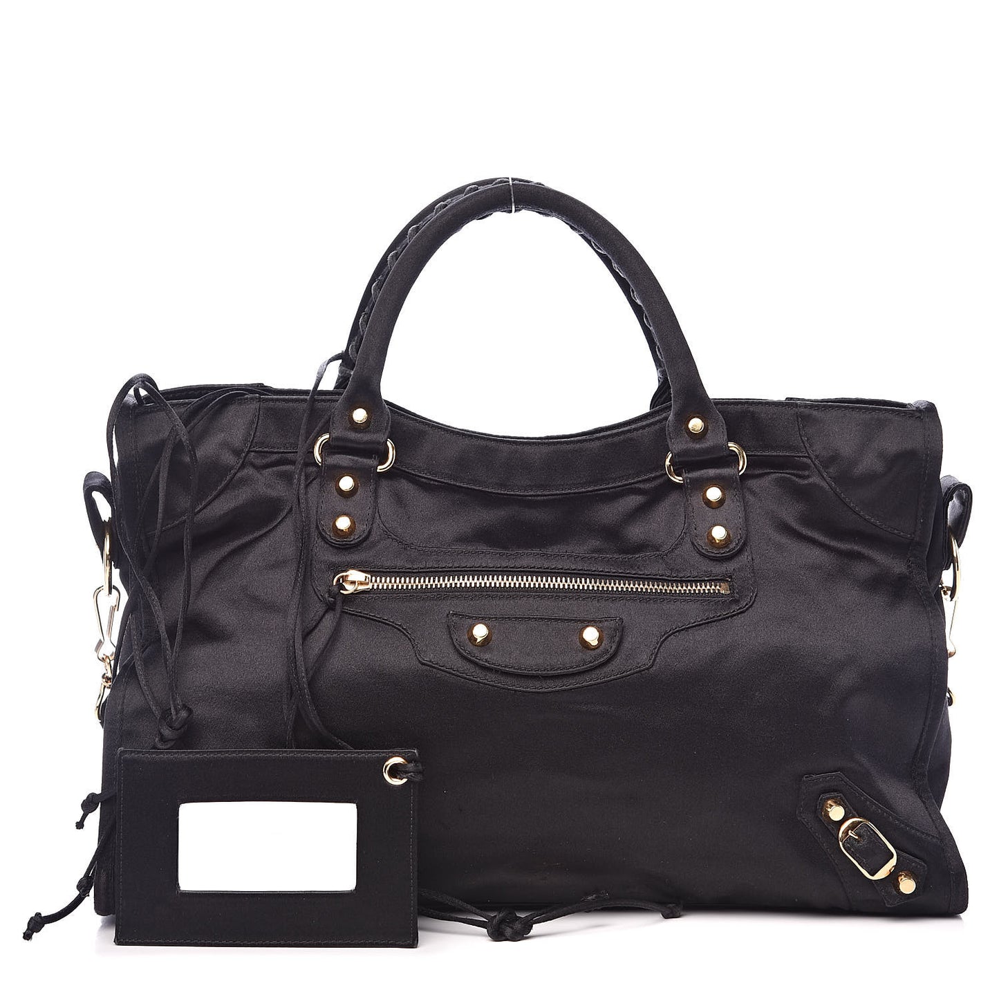 Satin Classic Gold Hardware City Black