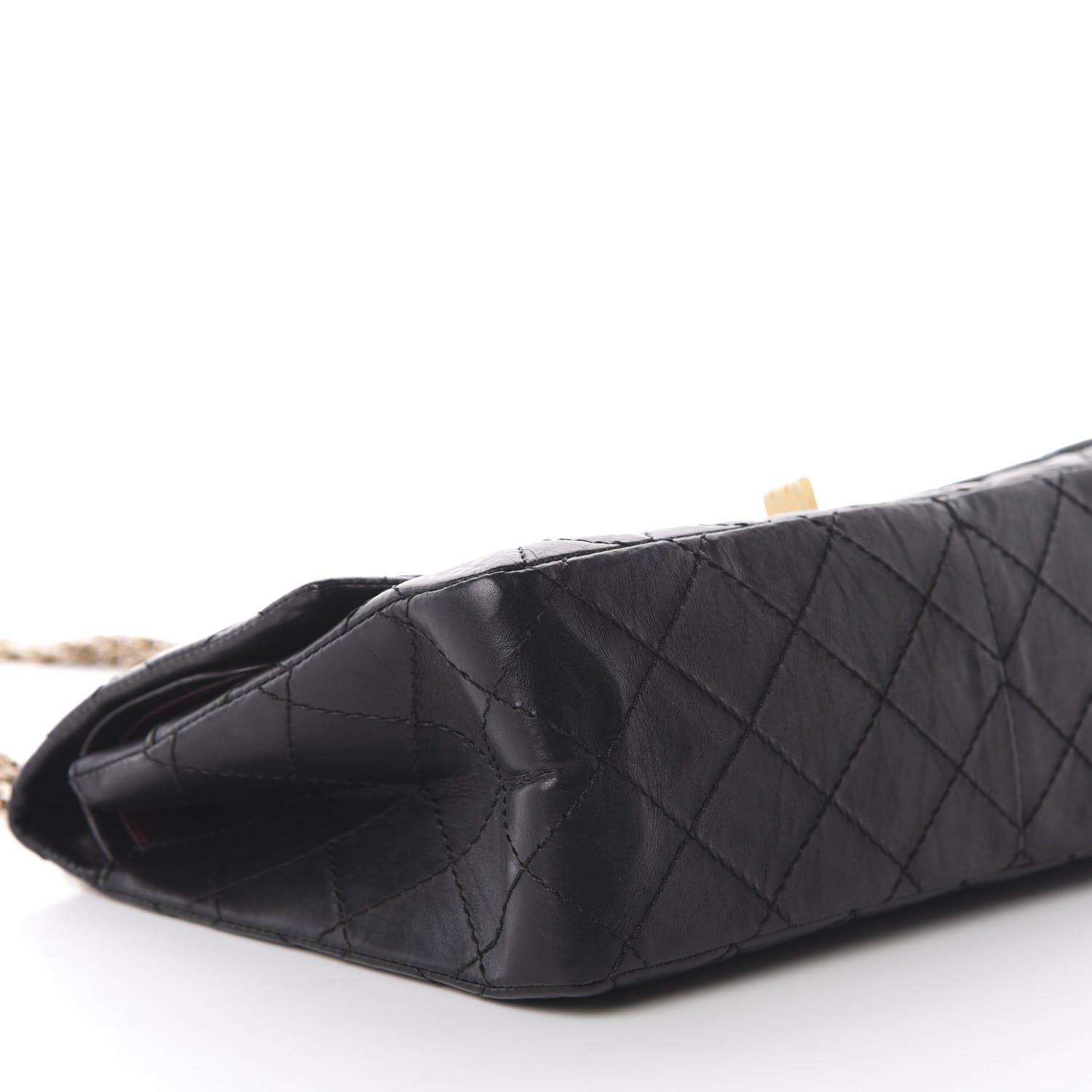 Chanel Aged Calfskin Quilted 2.55 Reissue 226 Flap Black 7 of 12