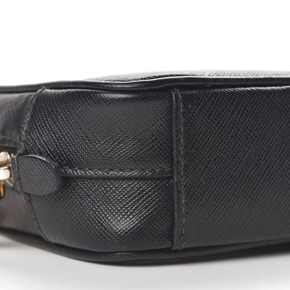 Prada Saffiano Mini Camera Crossbody Bag Black 9 of 11