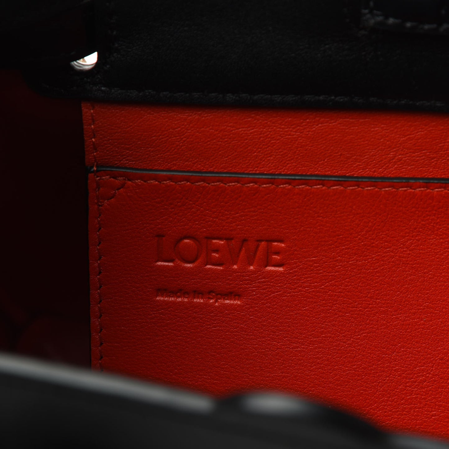 Boxcalf Mini Lazo Tote Black