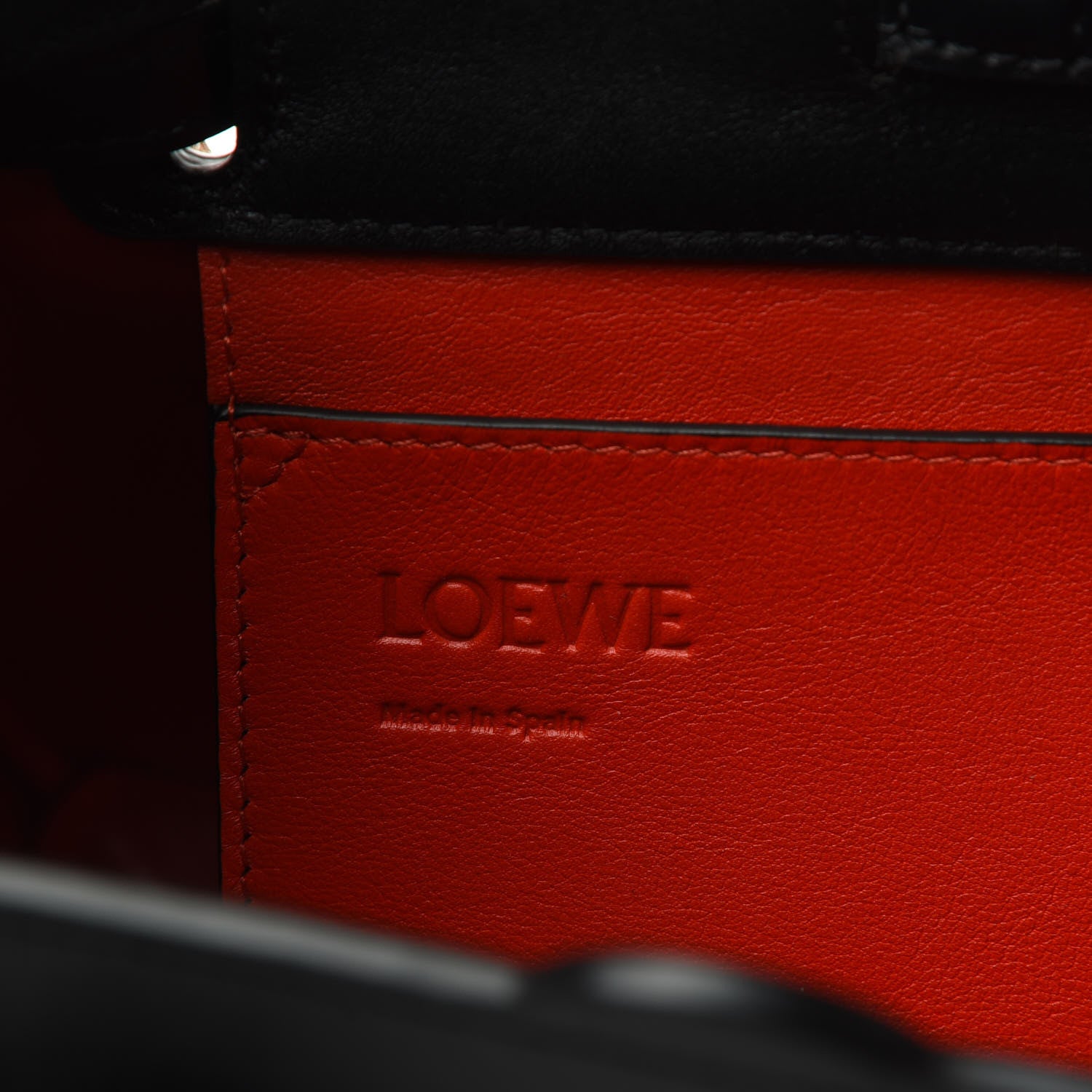 Loewe Boxcalf Mini Lazo Tote Black 8 of 9