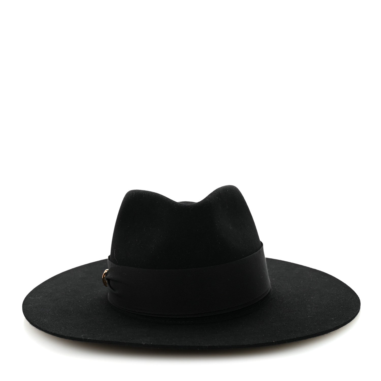 Hermes Rabbit Felt Farrah Pop H Hat 57 Black 3 of 9