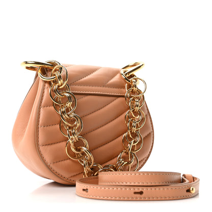 Chloe Calfskin Quilted Nano Drew Bijou Shoulder Bag Blushy Pink 2 of 9