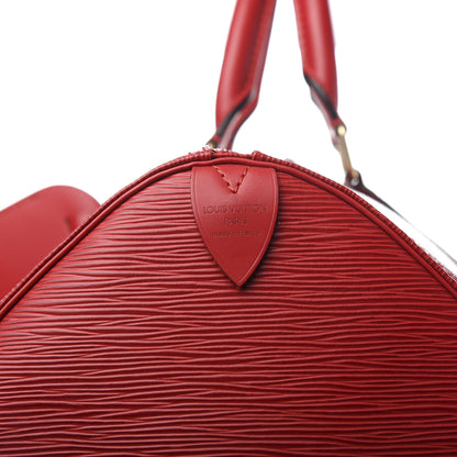 Louis Vuitton Epi Keepall 55 Castillan Red 11 of 11
