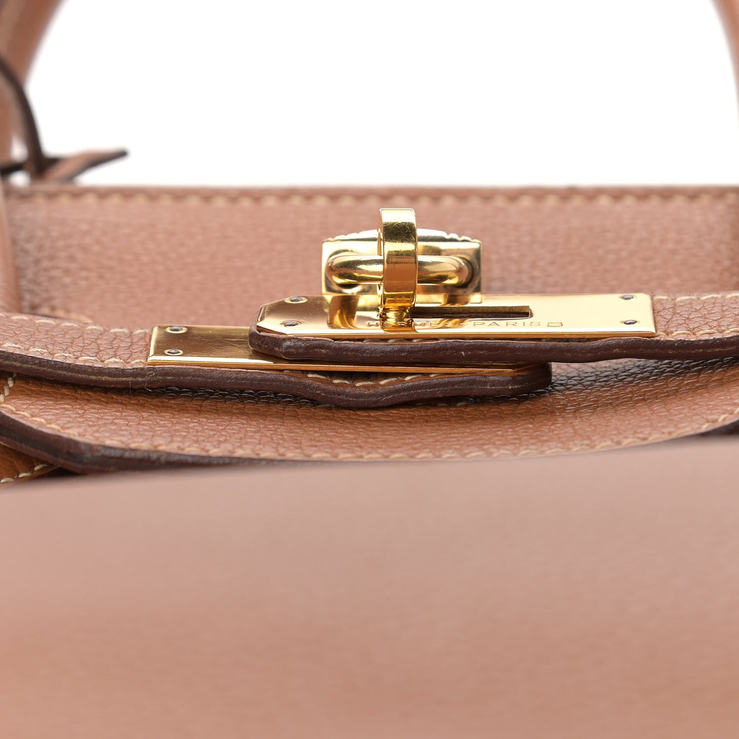 Taurillon Clemence Birkin 35 Gold