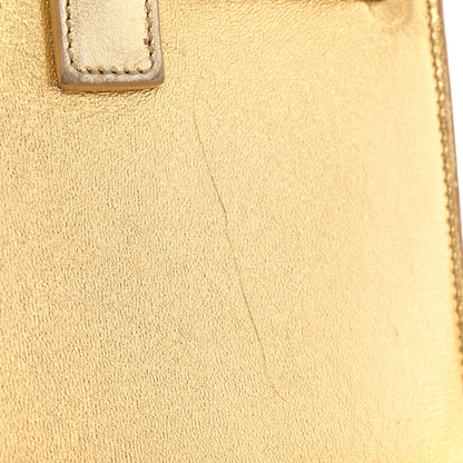 Saint Laurent Metallic Calfskin Nano Sac De Jour Gold 14 of 18