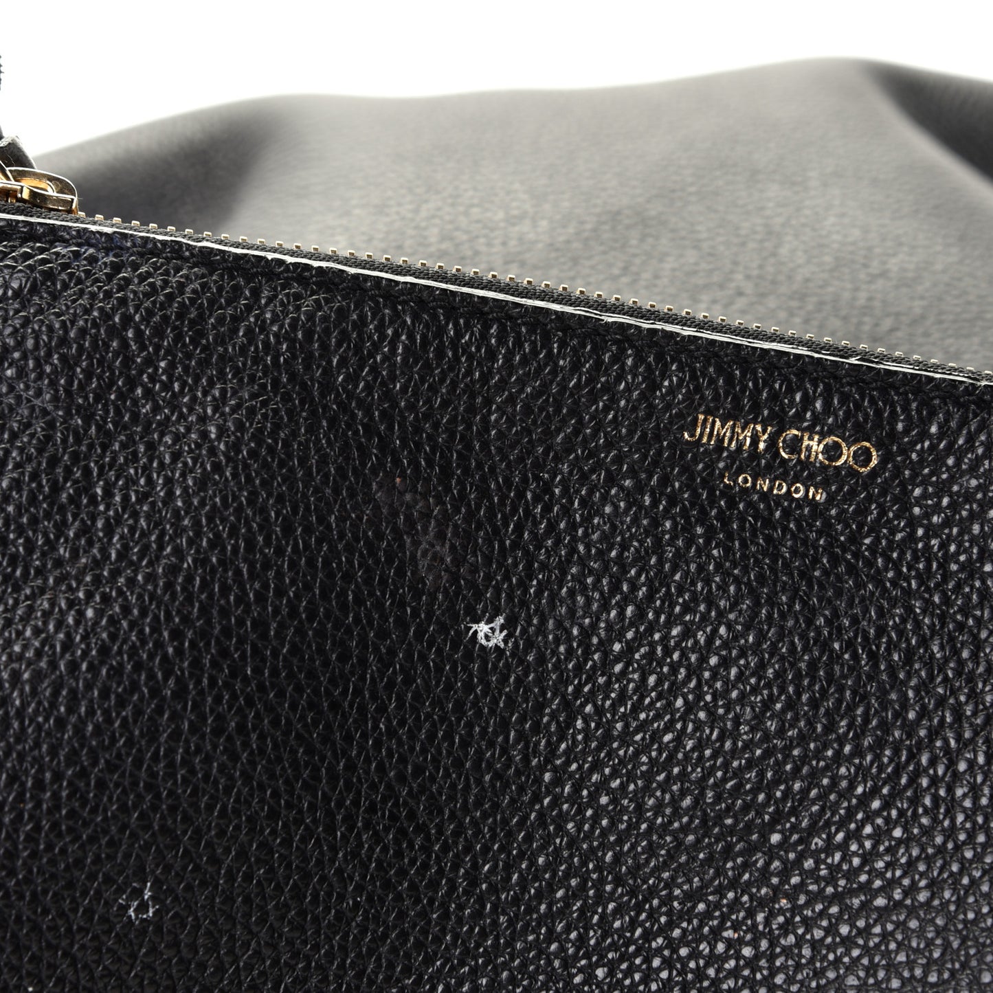 Grainy Calfskin Nine2Five East West Tote Black