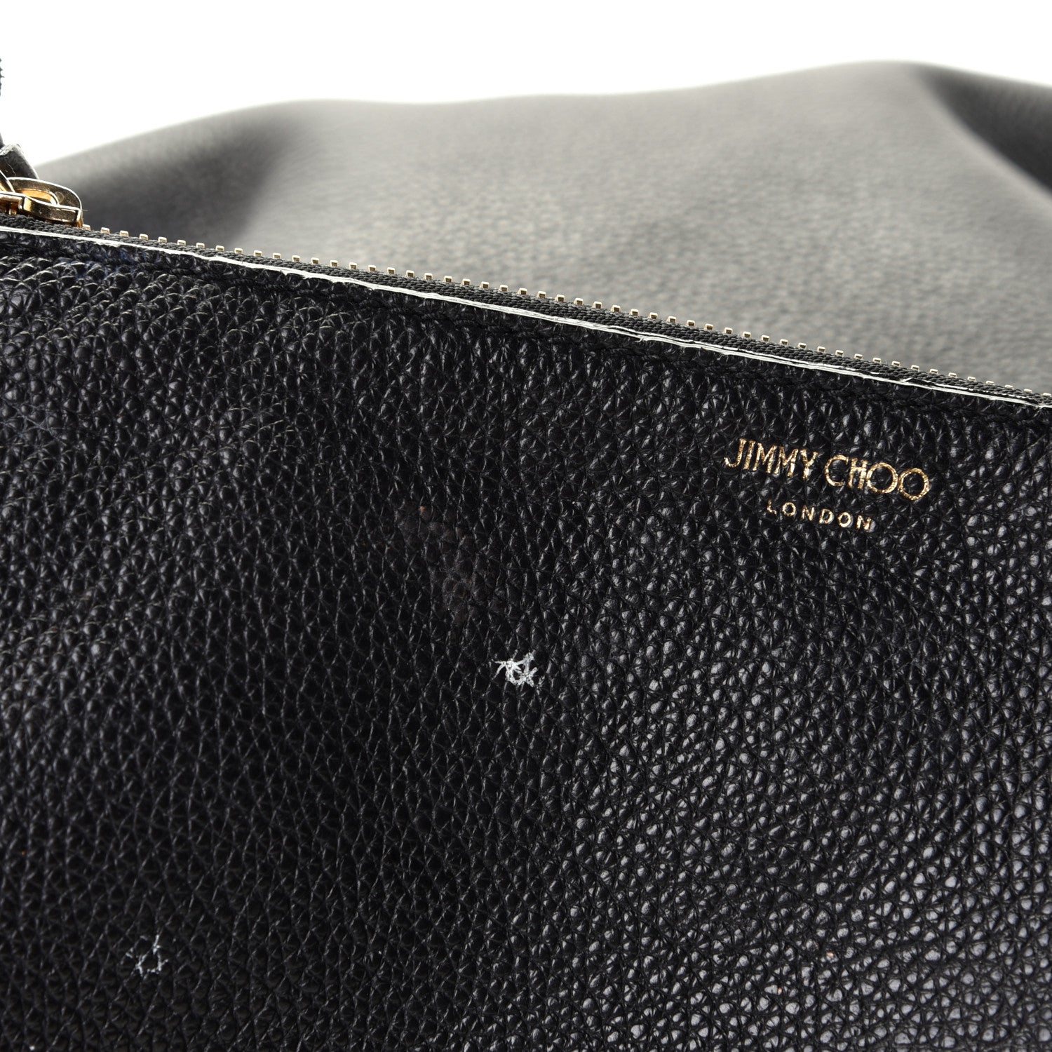 Jimmy Choo Grainy Calfskin Nine2Five East West Tote Black 13 of 14