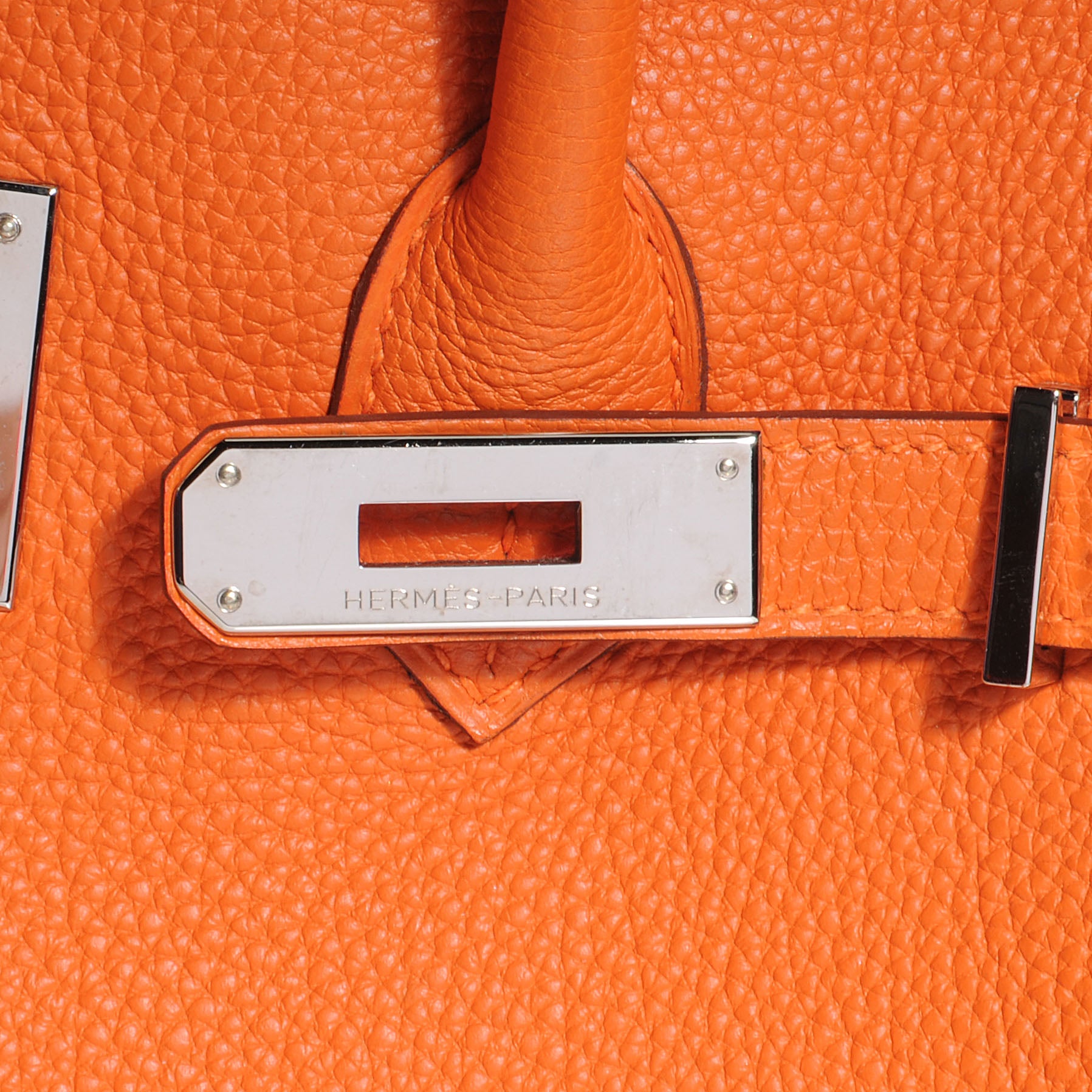 Hermes Togo Birkin 35 Orange 7 of 9