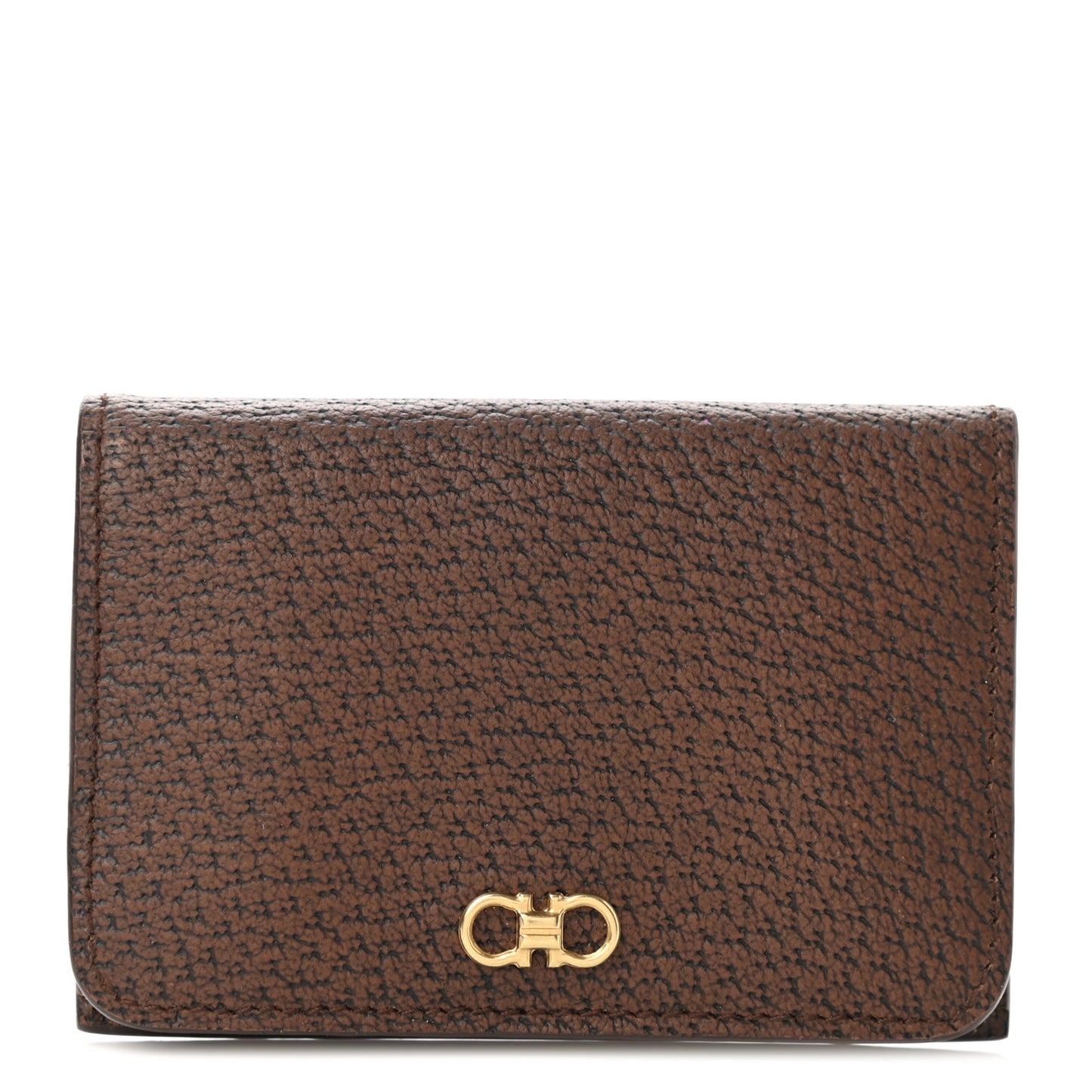 Pigskin Gancini Coin Case Brown