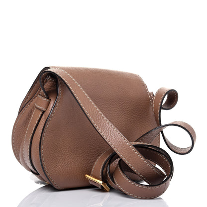 Chloe Calfskin Mini Marcie Round Crossbody Bag Nut 3 of 20