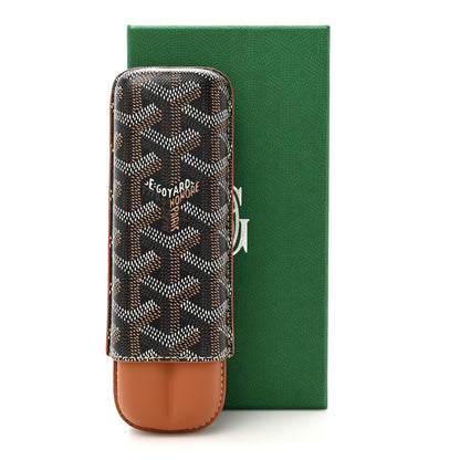 Goyard Goyardine Churchill 2 Cigar Case Black Gold 11 of 11
