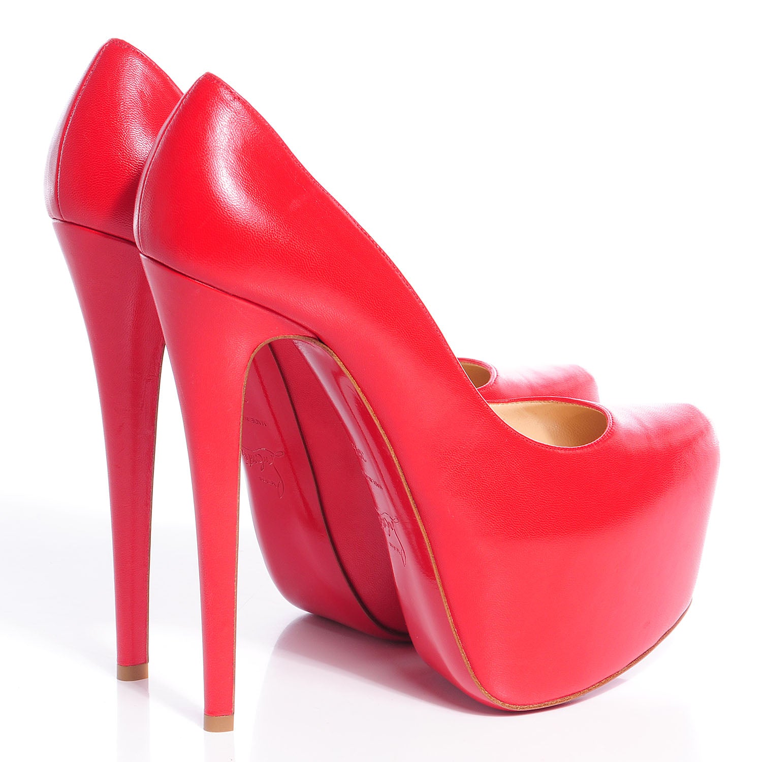 Christian Louboutin Kid Daffodile 160 Pumps 38.5 Red 4 of 6