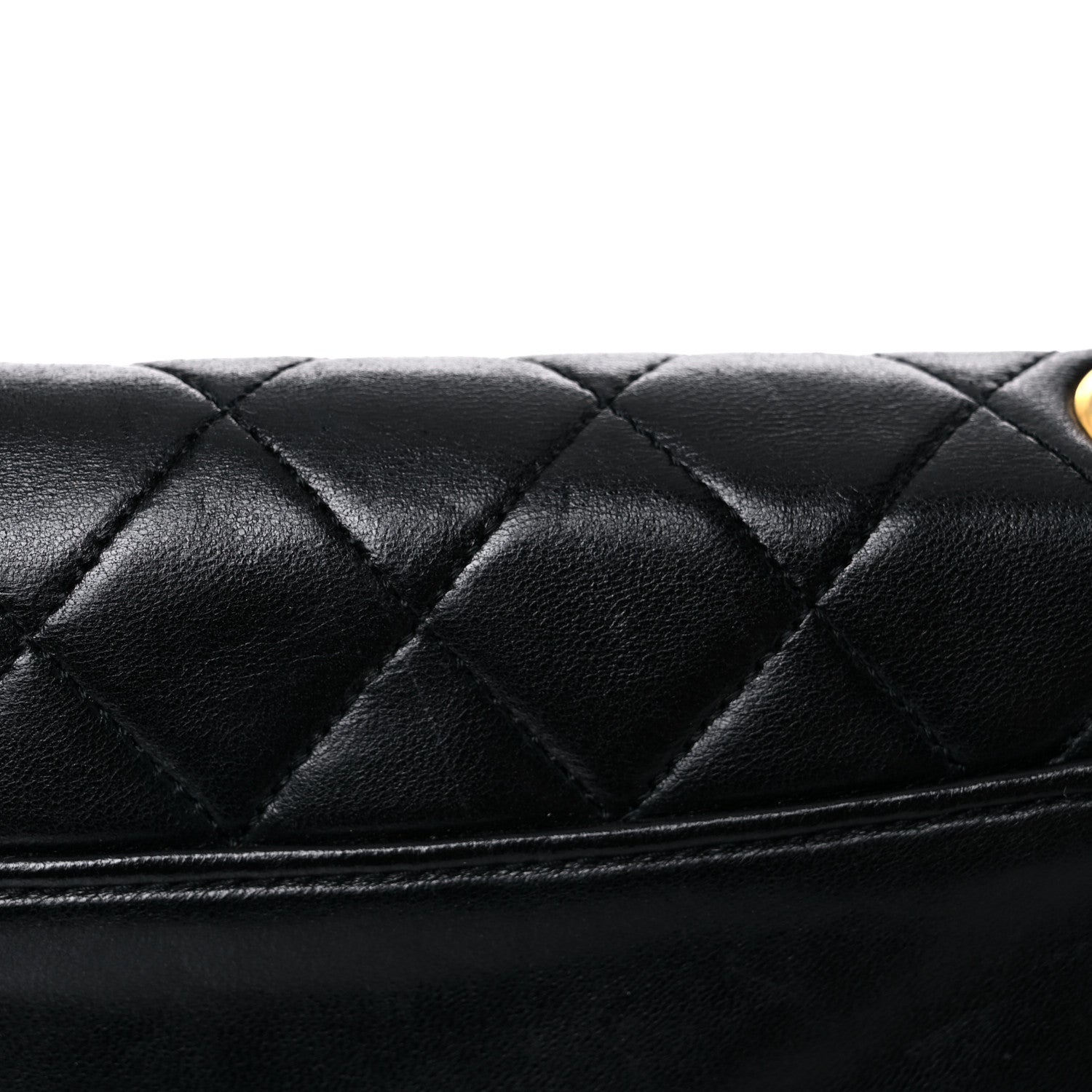Chanel Lambskin Quilted Medium Single Flap Black 19 of 22