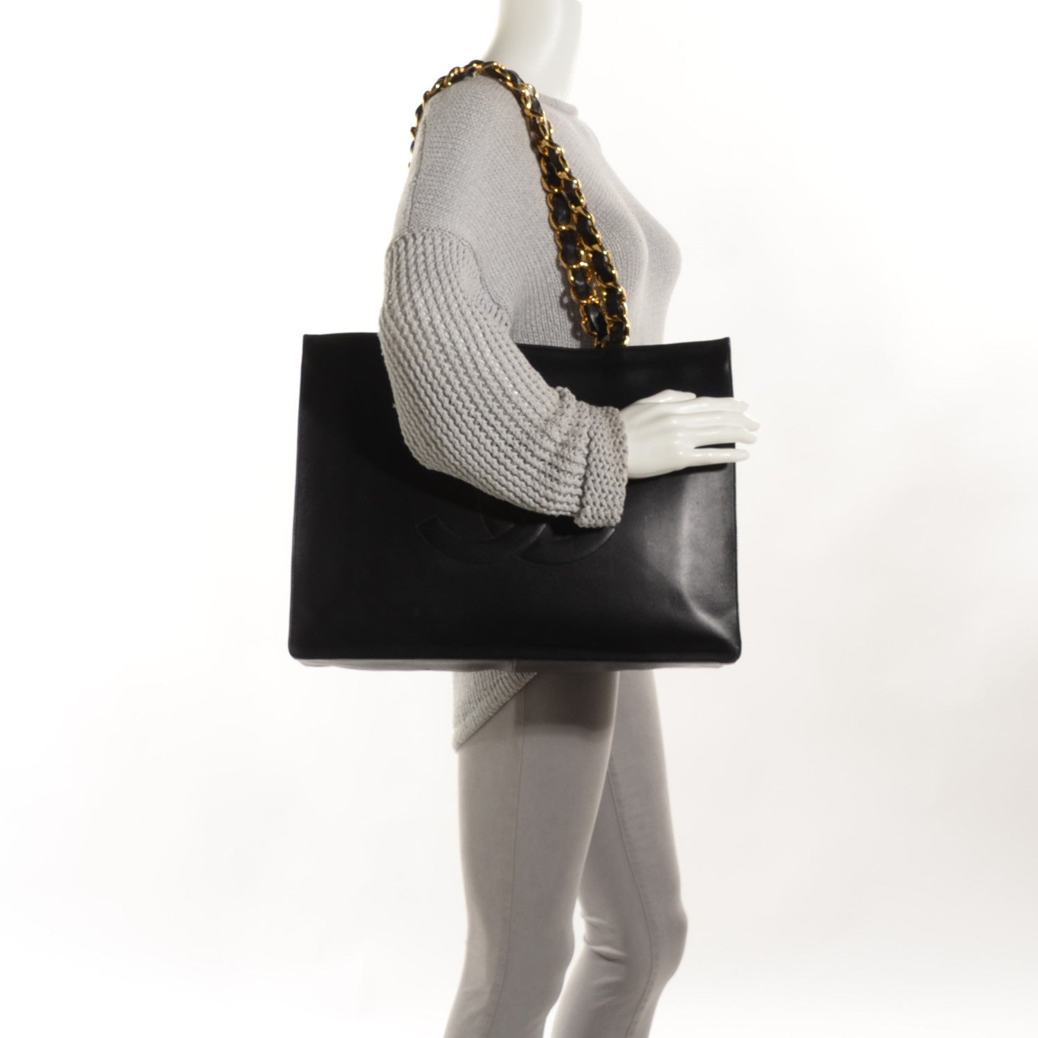 Chanel Lambskin Jumbo Shoulder Bag Black 2 of 8