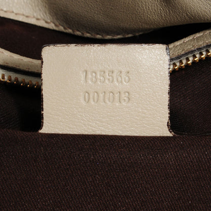 Gucci Monogram Medium Indy Top Handle Hobo Off White 7 of 7