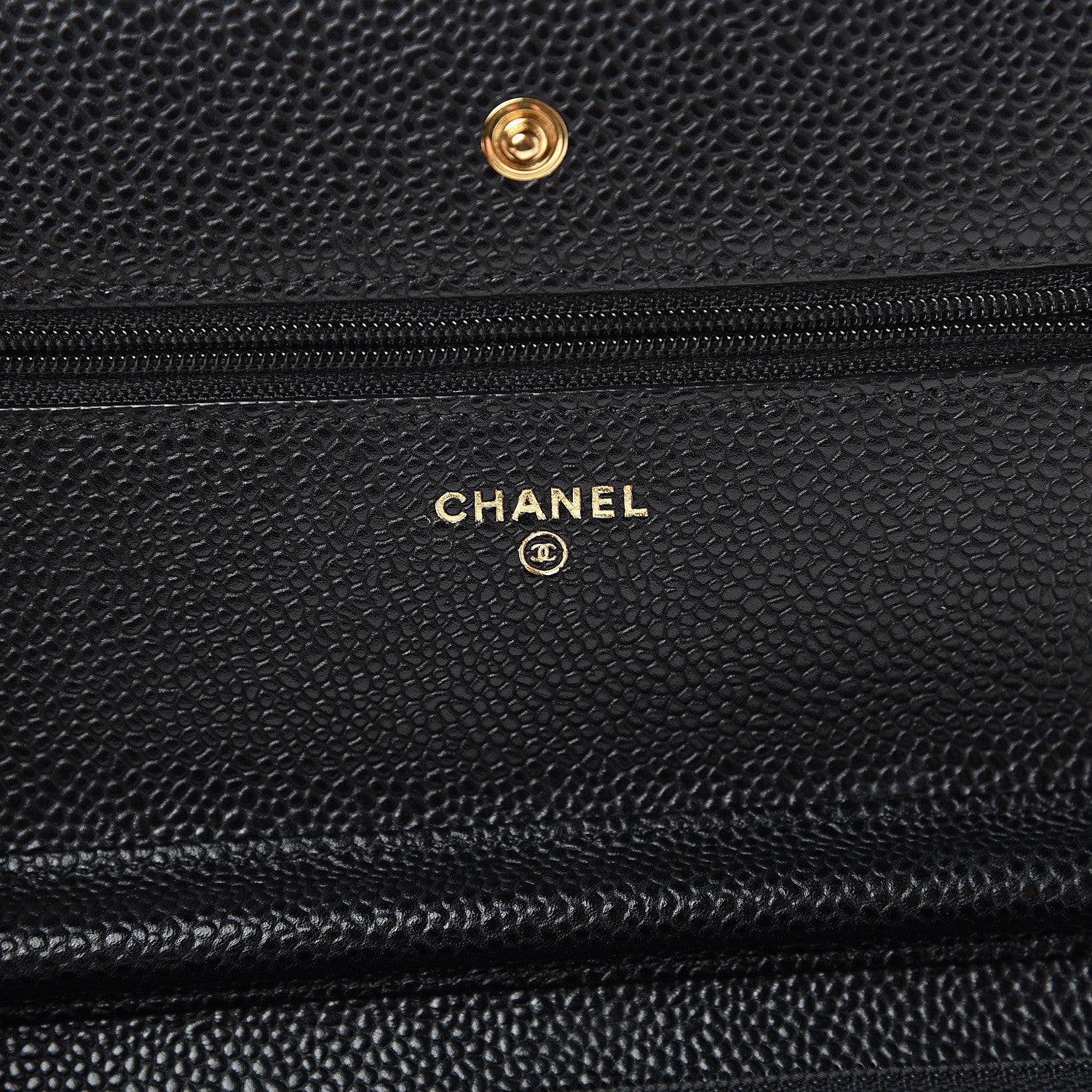 Chanel Caviar Quilted Wallet On Chain WOC Black 5 of 11