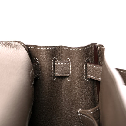 Hermes Togo Kelly Retourne 25 Etoupe 14 of 36