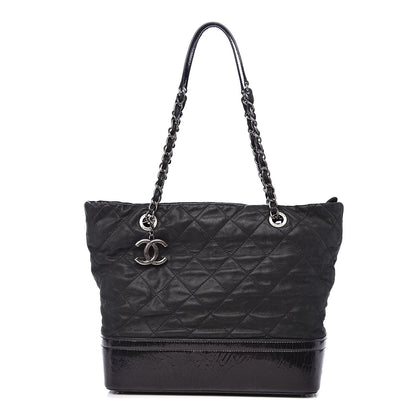 Chanel Iridescent Calfskin VIP Shopping Tote Dark Green 1 of 13