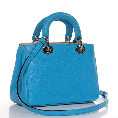 Christian Dior Bullcalf Small Diorissimo Tote Bleu Nosy 4 of 10