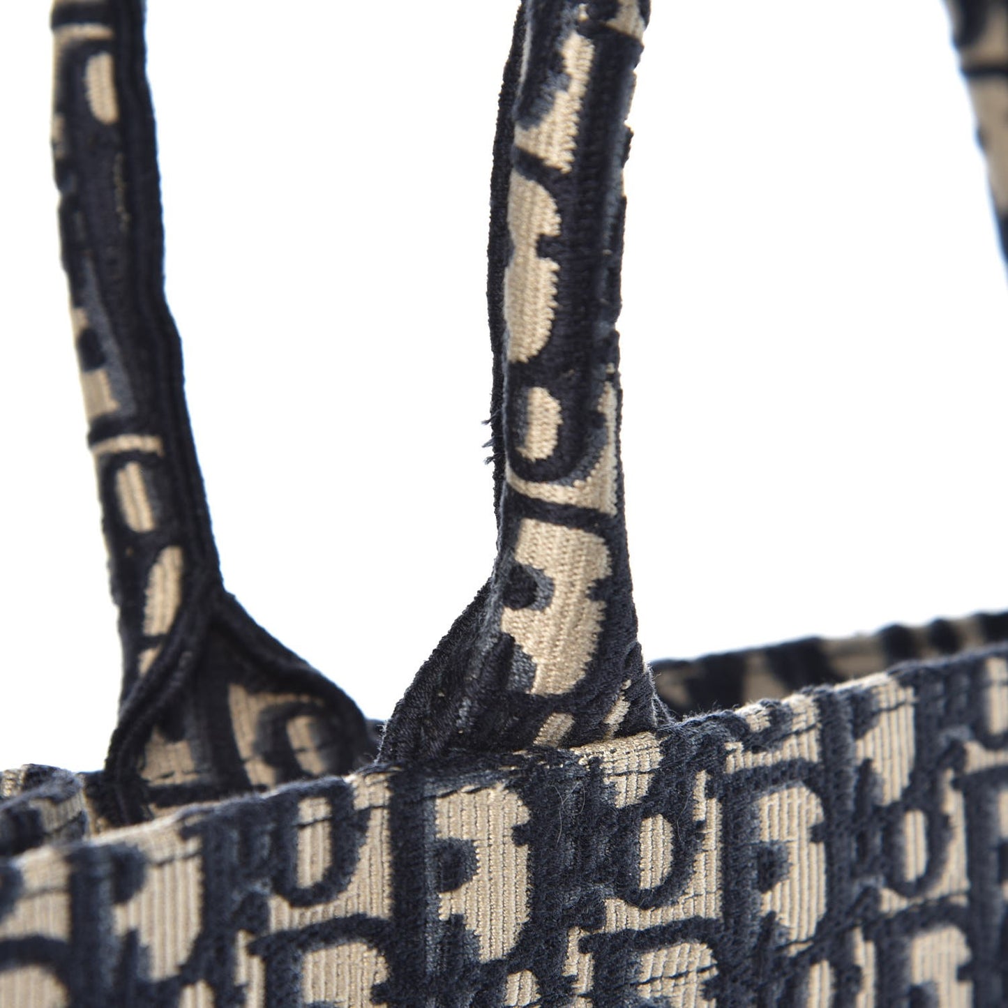 Oblique Book Tote Blue Multicolor