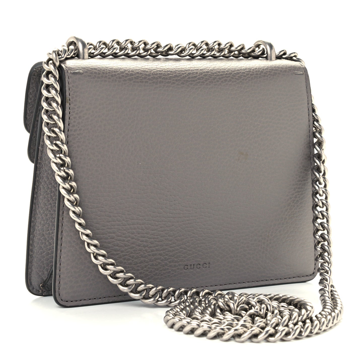Calfskin Mini Dionysus Shoulder Bag Dusty Grey