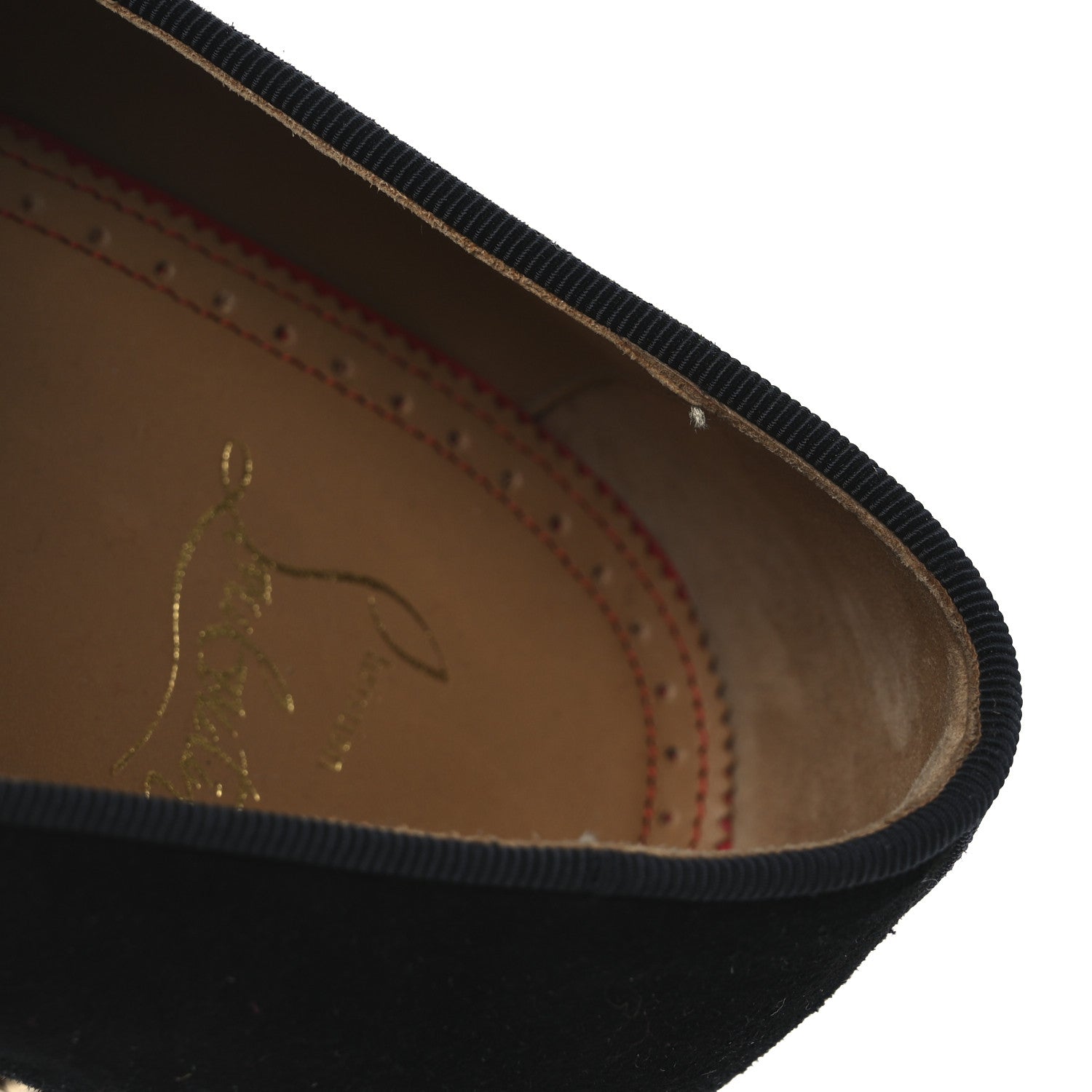 Christian Louboutin Veau Velour Mens Colonnaki Cruise Venetian Flat Loafer 42 Black 11 of 11