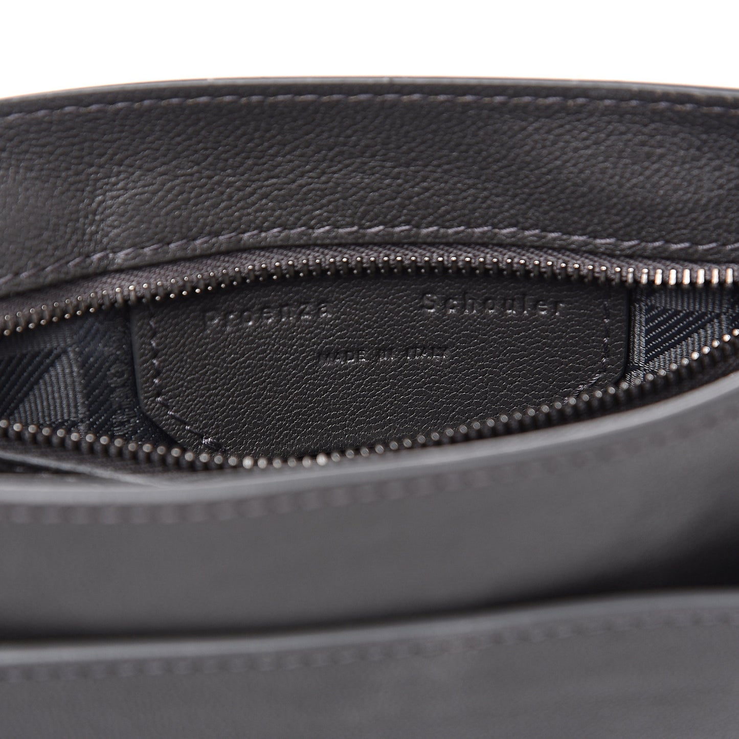 Lambskin PS1 Mini Pouch Messenger Heather Grey