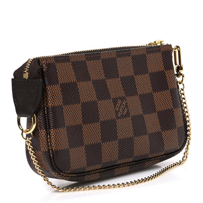 Louis Vuitton Damier Ebene Mini Pochette Accessories 3 of 8