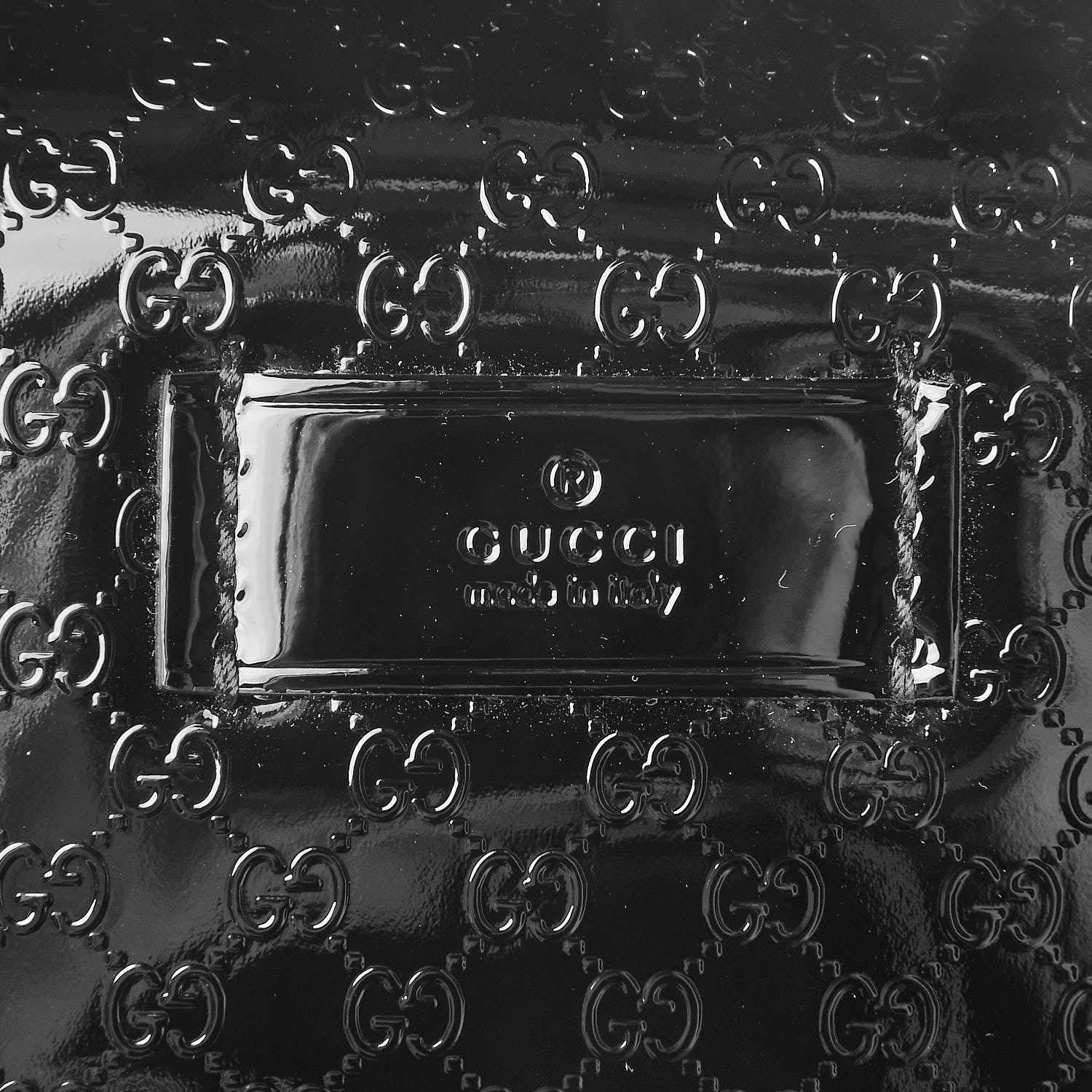 Gucci Patent Microguccissima Carry On Suitcase Black 8 of 12