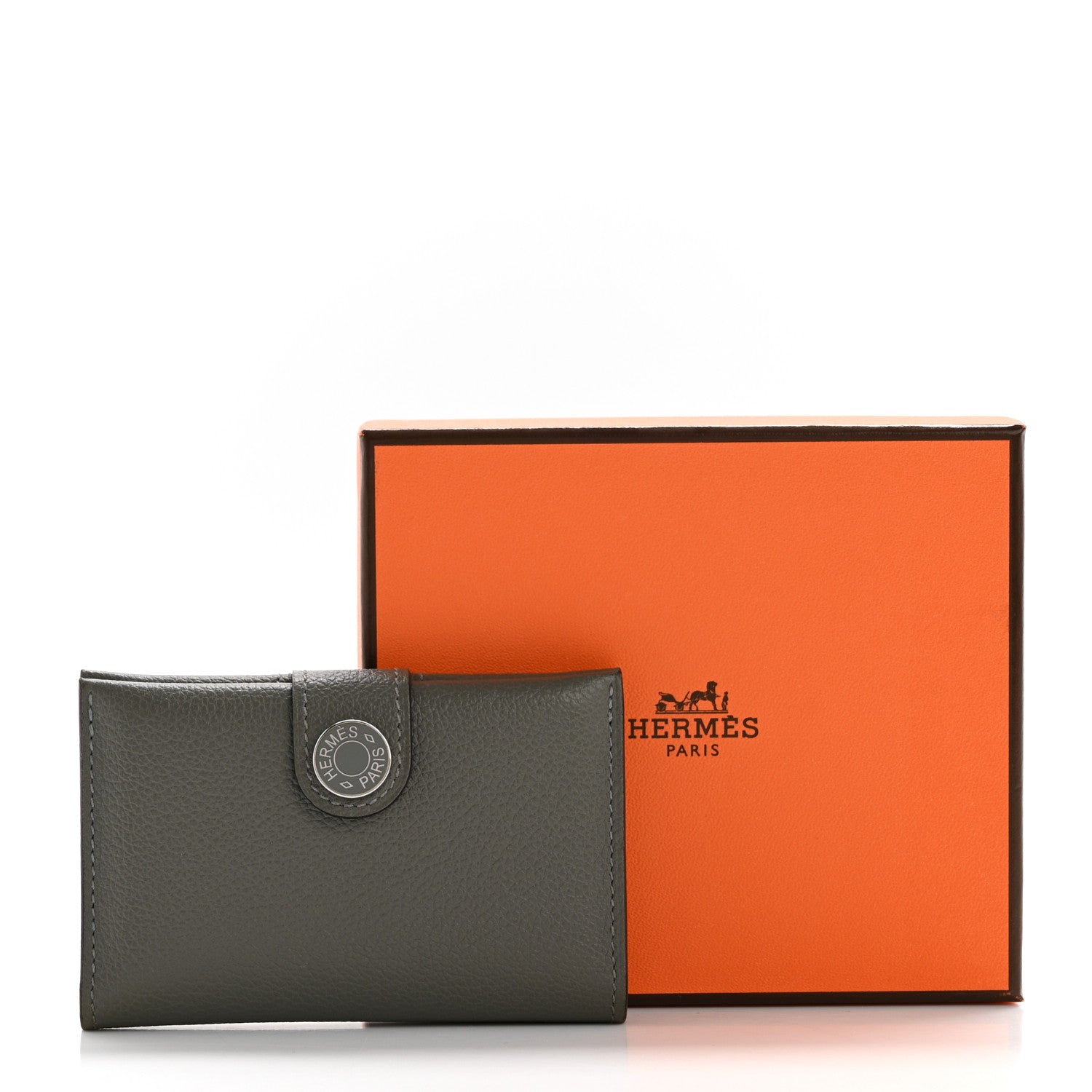 Hermes Evercolor RMS Card Holder Gris Meyer 1611283 – FASHIONPHILE