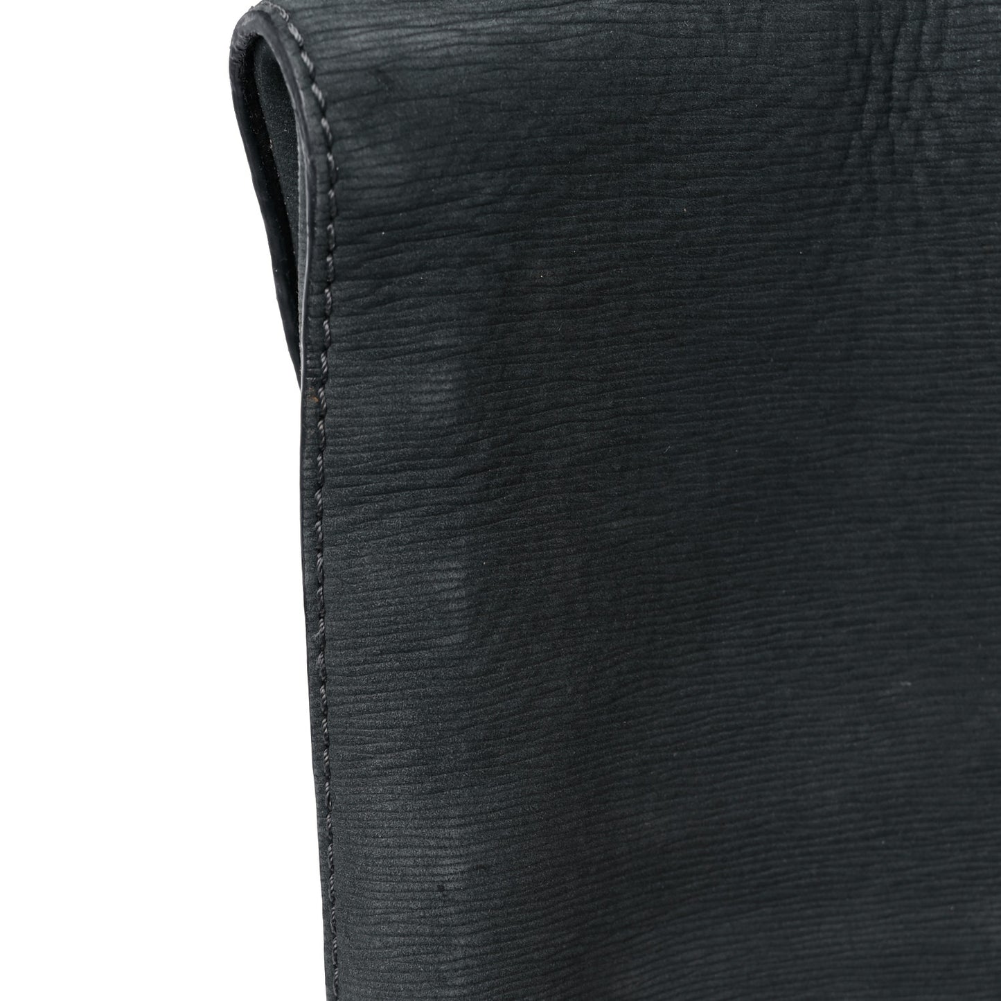 Nubuck Calfskin Folded Messenger Bag Grey