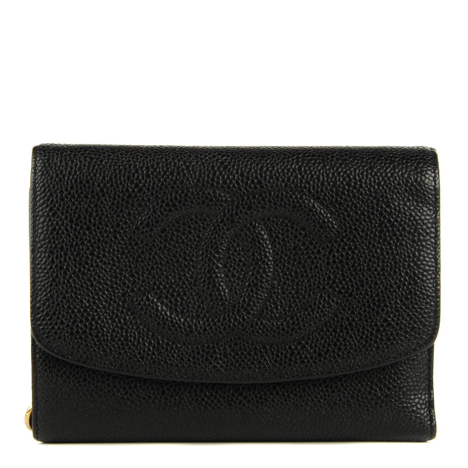 Chanel Caviar Timeless CC Wallet Black 1 of 9