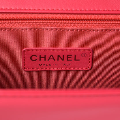 Chanel Patent Quilted Large Boy Flap Pink 6 of 11