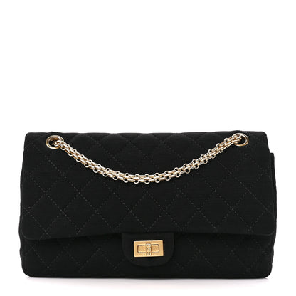 Chanel Jersey Quilted 2.55 Reissue 226 Flap Black 1 of 12