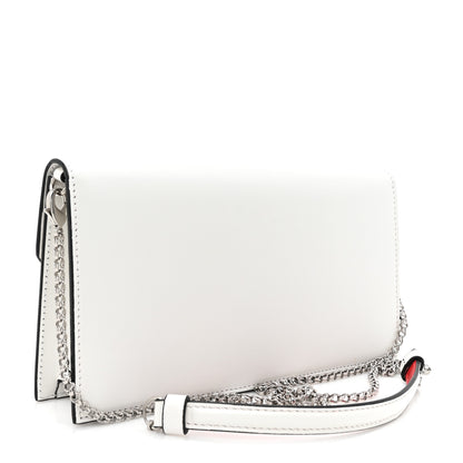 Christian Louboutin Calfskin Loubi54 Crossbody Clutch White 3 of 15