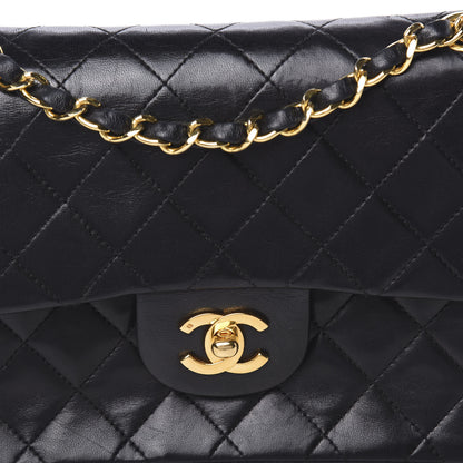 Chanel Lambskin Quilted Small Double Flap Black 11 of 12