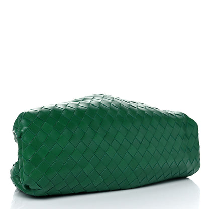 Bottega Veneta Nappa Maxi Intrecciato The Pouch Oversized Clutch Racing Green 4 of 8