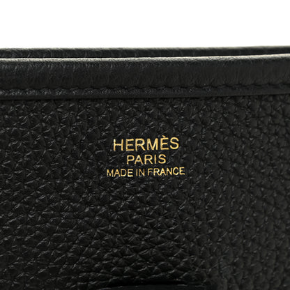 Hermes Taurillon Clemence Evelyne III PM Black 6 of 11