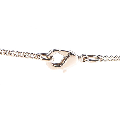 Chanel Crystal CC Pearl Drop Necklace Gold 6 of 7