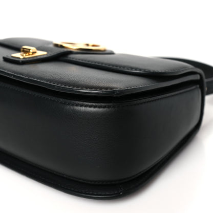Gucci Roxy Calfskin Small Blondie Top Handle Shoulder Flap Bag Black 10 of 12