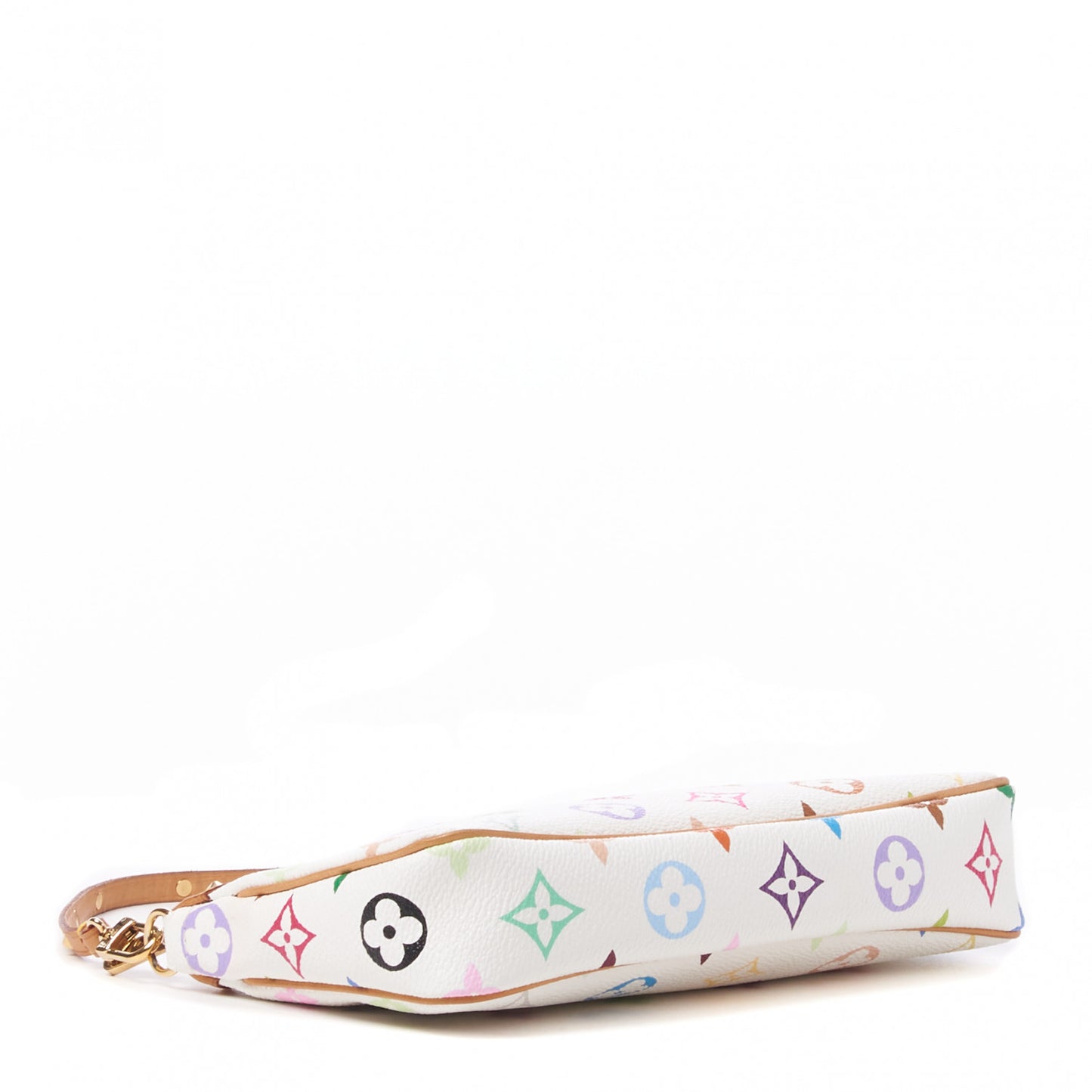 Monogram Multicolor Pochette Accessories White